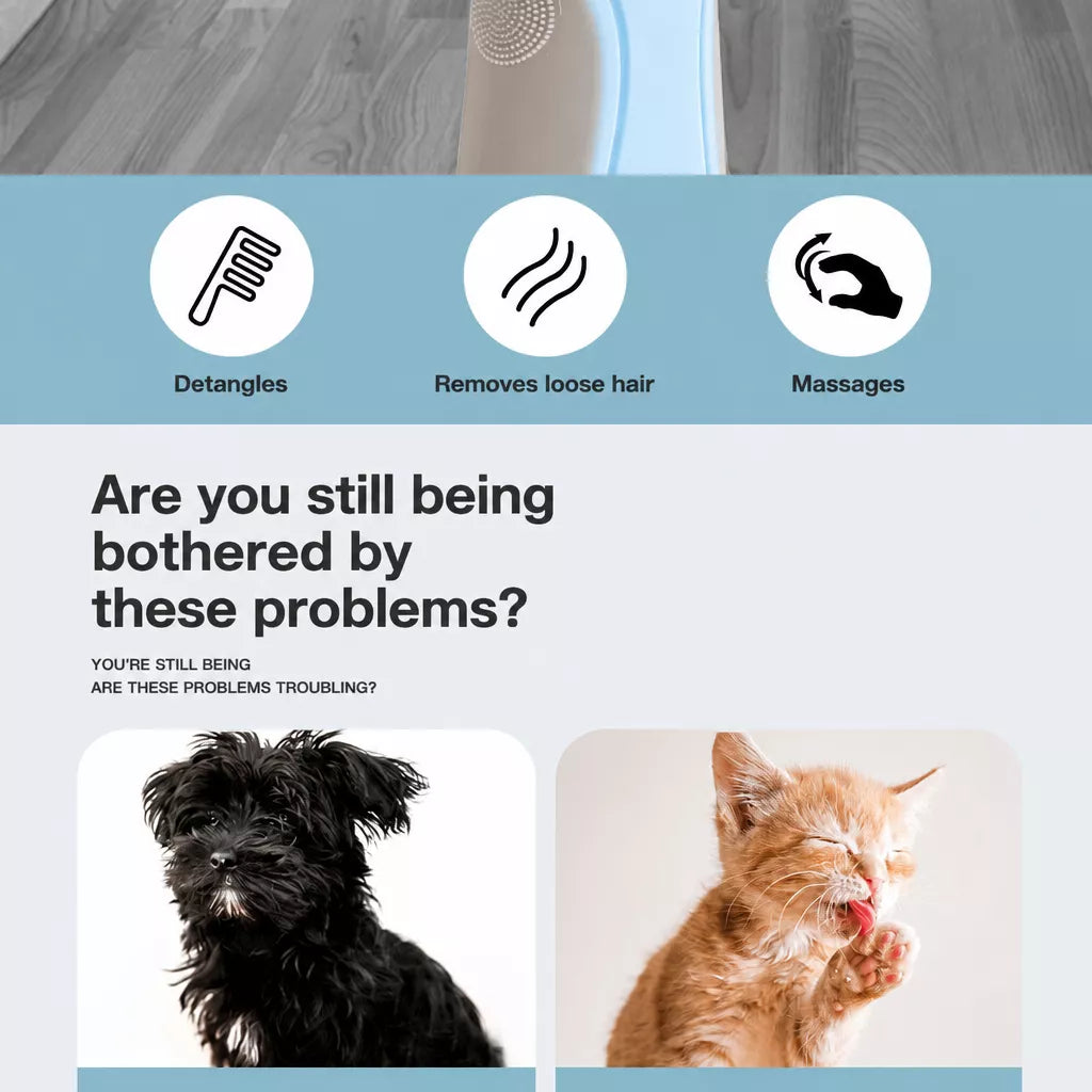 Undercoat Deshedding Comb for Dogs and Cats