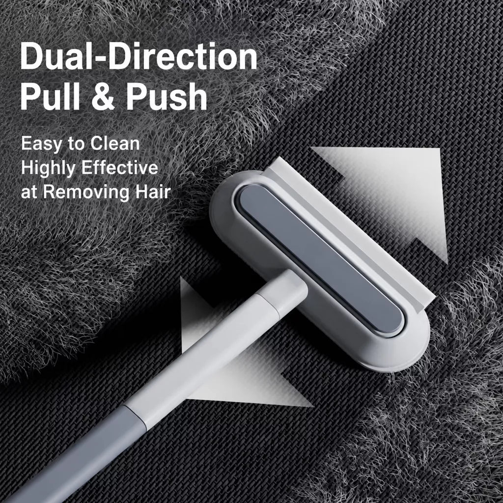Long-Handle Pet Hair Removal Brush for Sofas and Bedding