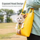 Canvas Pet Carrier Backpack for Cats and Small Dogs