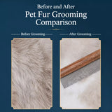 Wooden Cat Grooming Comb for Detangling and Loose Hair
