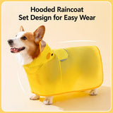 Waterproof Dog Raincoat for Small and Medium Breeds