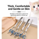 Pet Grooming Shears Set with Storage Case