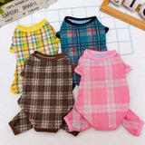 Striped Mesh Four-Leg Summer Shirt for Dogs