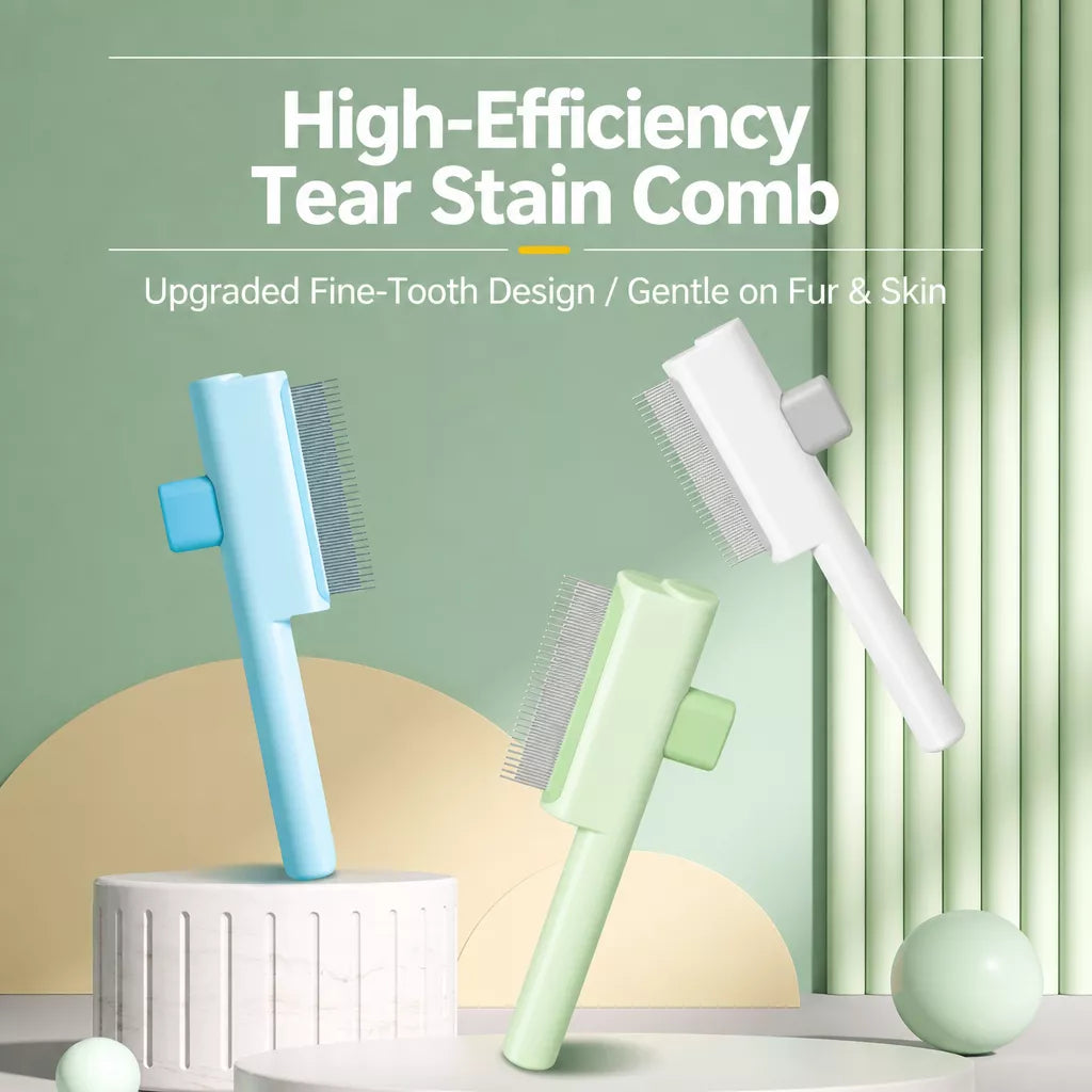 Self-Cleaning Deshedding Comb for Cats & Dogs