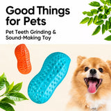 Squeaky Peanut-Shaped Dog Toy