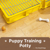 Plastic Dog Potty Tray with Grid Insert