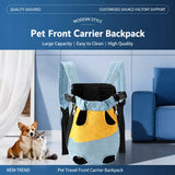 Front-Carrying Pet Carrier Backpack for Small Dogs and Cats