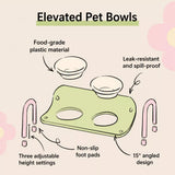 Pet Slow Feeder Bowl with Wide Opening