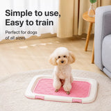 Flat Plastic Dog Potty Tray with Mesh Grate
