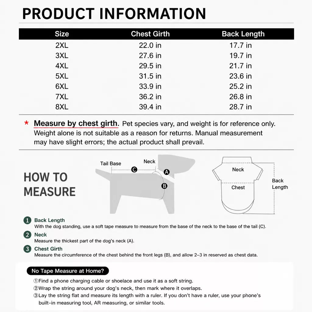 Lightweight Polyester Vest for Medium and Large Dogs