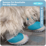 Breathable Mesh Dog Shoes with Soft Soles