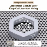 Double-Layer Cat Litter Mat with Cut-to-Fit Design