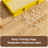 Plastic Dog Potty Tray with Grid Insert