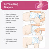 Dog Diaper Pants for Male and Female Dogs