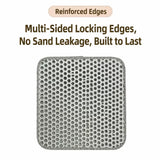 Double-Layer Cat Litter Mat with Cut-to-Fit Design
