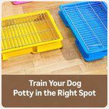 Plastic Dog Potty Tray with Grid Insert