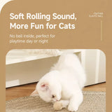 Cat Ball Toy with Feather Details