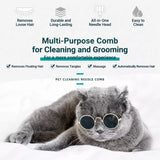 Fine-Tooth Flea Comb for Cats and Dogs