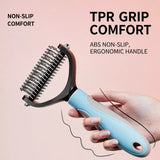 Cat Grooming Comb for Long Hair, Knots and Loose Fur