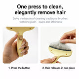 Pet Undercoat Rake and Dematting Comb for Dogs and Cats