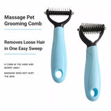 Dog & Cat Grooming Comb for Loose Fur and Tangles