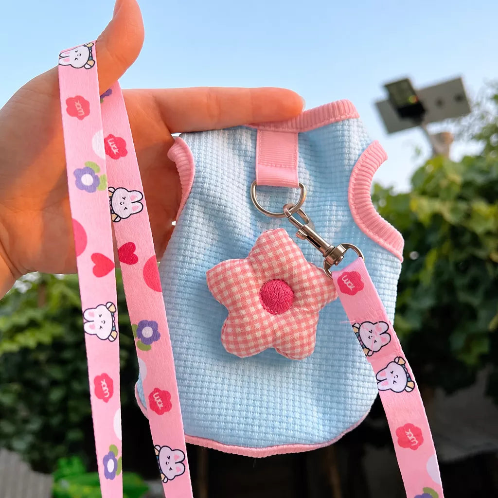 Cat & Small Dog Vest with Leash Opening