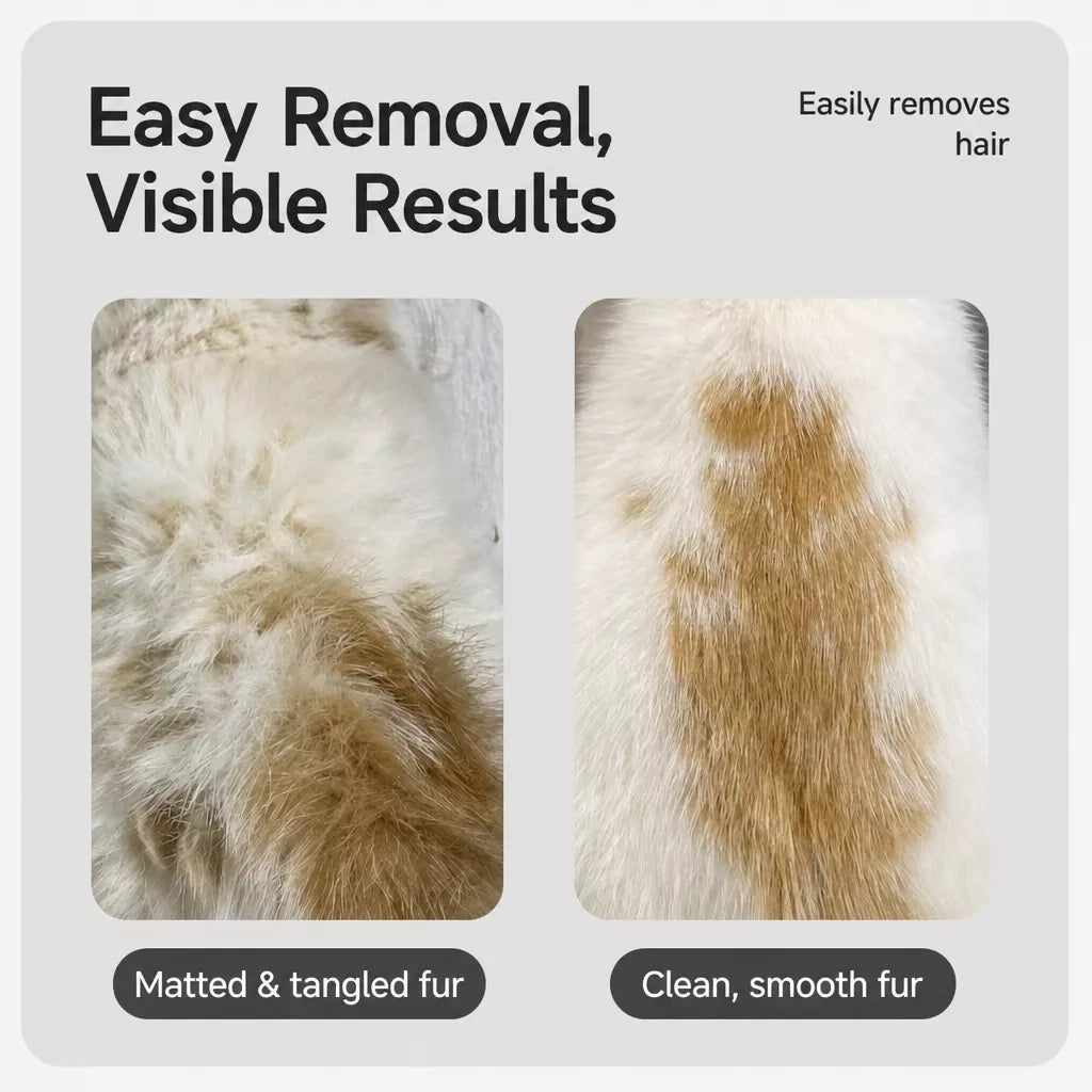 Curved-Tooth Thinning Comb for Cats and Dogs