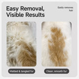 Curved-Tooth Thinning Comb for Cats and Dogs