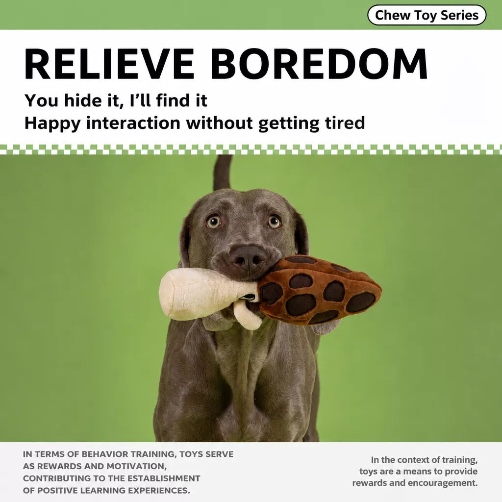 Mushroom Snuffle Mat & Treat-Hiding Toy for Dogs