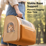 Expandable Pet Carrier Backpack for Pets Up to 16 lb