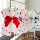 Lightweight Cotton Pet Dress for Small Dogs and Cats