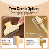 Self-Cleaning Detangling Brush for Cats and Dogs