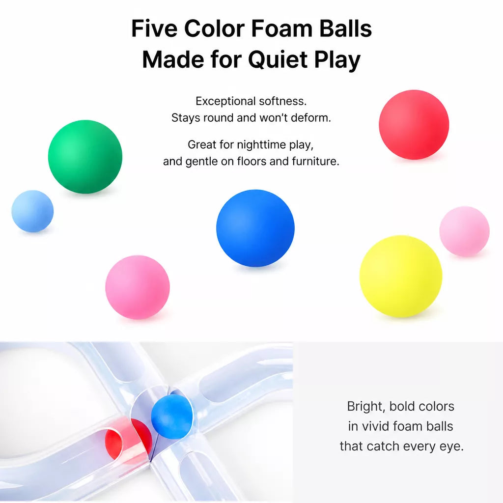 PawMerry Interactive Rolling Ball Track Toy for Cats
