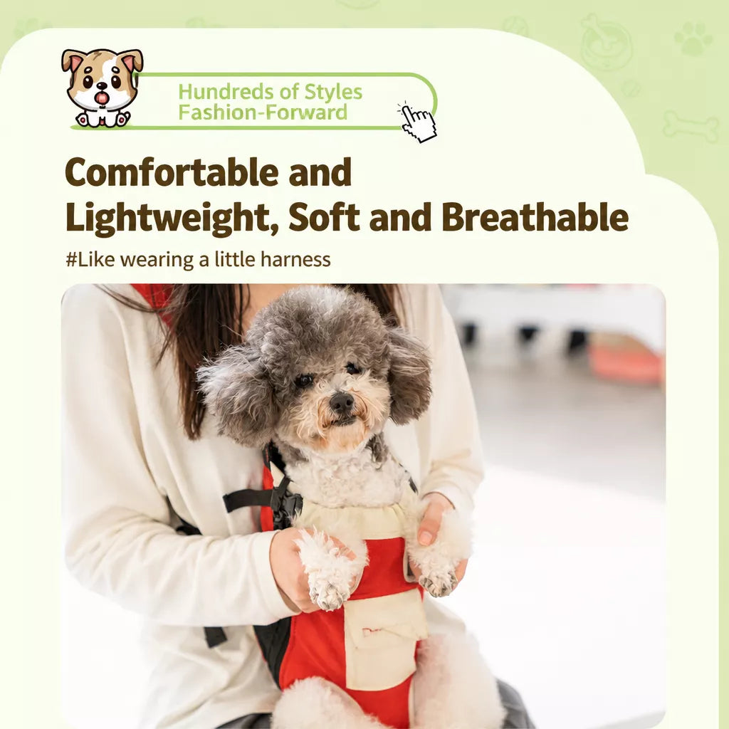 Nylon Pet Carrier Backpack for Dogs and Cats