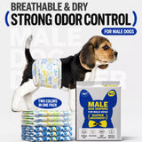 Disposable Pull-On Dog Diapers for Male and Female Dogs