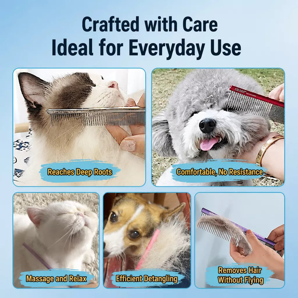 Pet Grooming Brush for Dogs and Cats