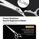 7-Inch Stainless Steel Pet Grooming Shears