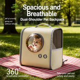 Breathable Pet Carrier Backpack for Cats and Small Dogs