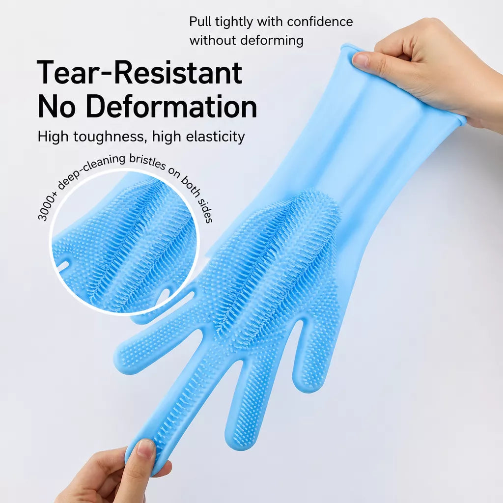 Pet Bathing Grooming Glove for Dogs and Cats