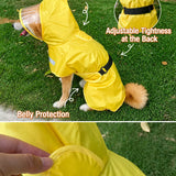 Dog Raincoat Cape for Small to Medium Dogs