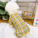 Striped Mesh Four-Leg Summer Shirt for Dogs