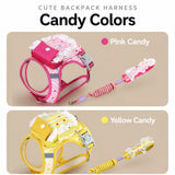 Vest-Style Harness and Leash Set for Small to Medium Dogs