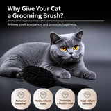 Boar Bristle Grooming Comb for Dogs and Cats