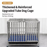 Stainless Steel Dog Crate with Tray