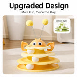 Interactive Cat Spinning Track Ball Toy