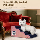 Pet Stairs for Small Dogs with Removable, Washable Design