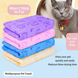 PVA Pet Bath Towel for Dogs and Cats