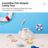 Retractable Cat Wand Toy with Fish-Shaped Teaser