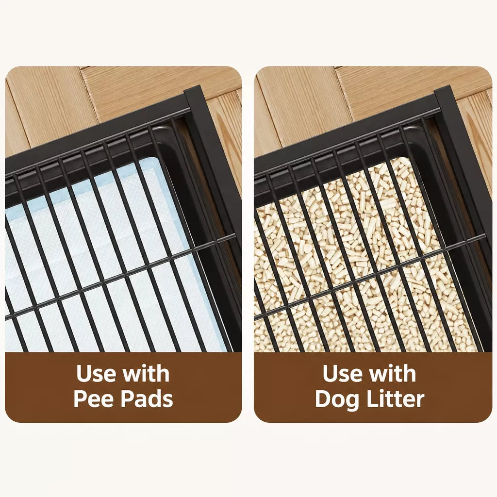 Dog Potty Tray with Pull-Out Drawer