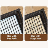 Dog Potty Tray with Pull-Out Drawer